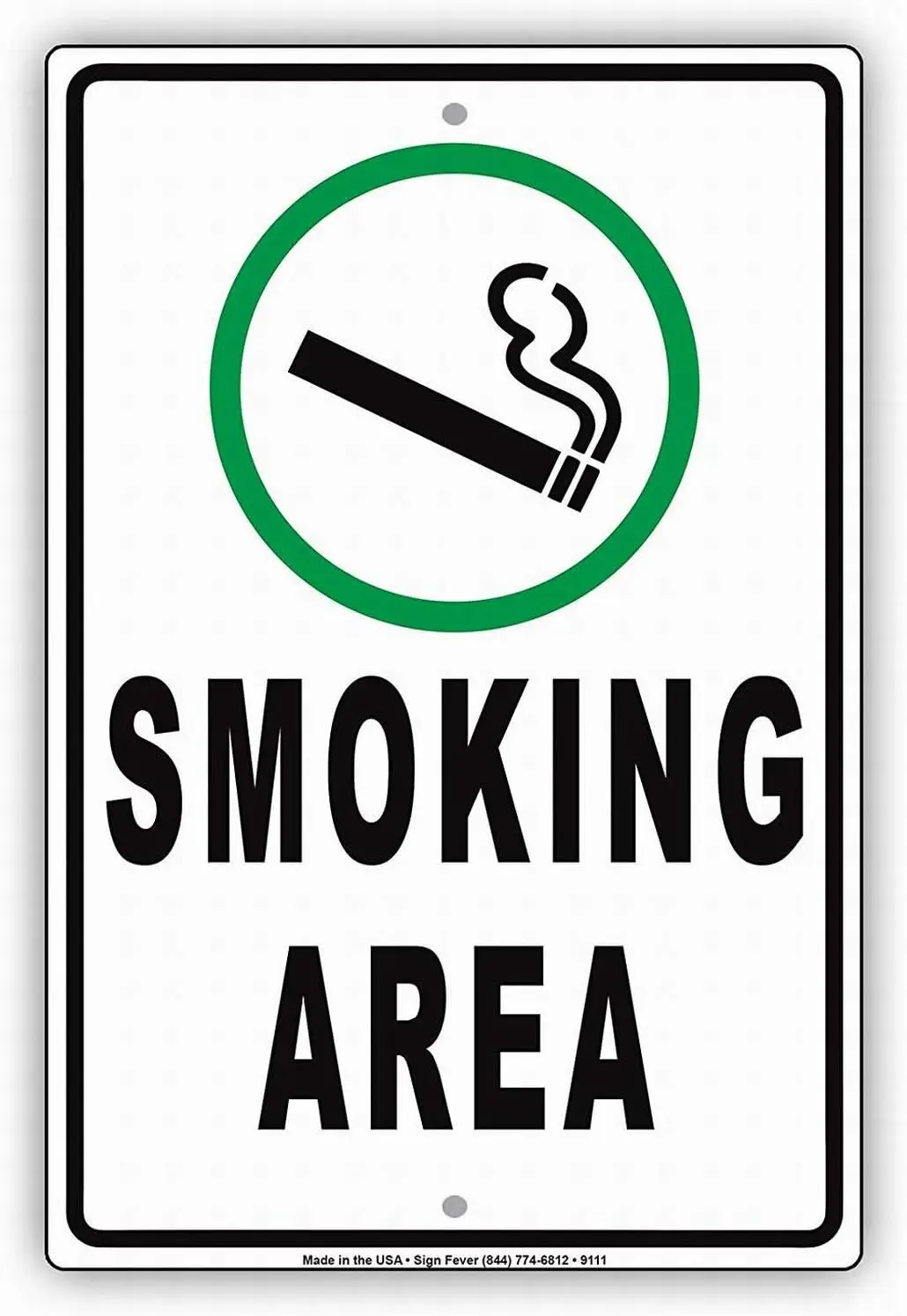 Vaping Store - Señal de seguridad: se permite fumar