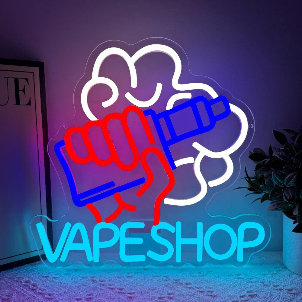 Letrero de neón para tienda de - Vaping Store reseña y precio
